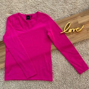 Saks Fith Avenue Black,  Feather Cashmere Sweater